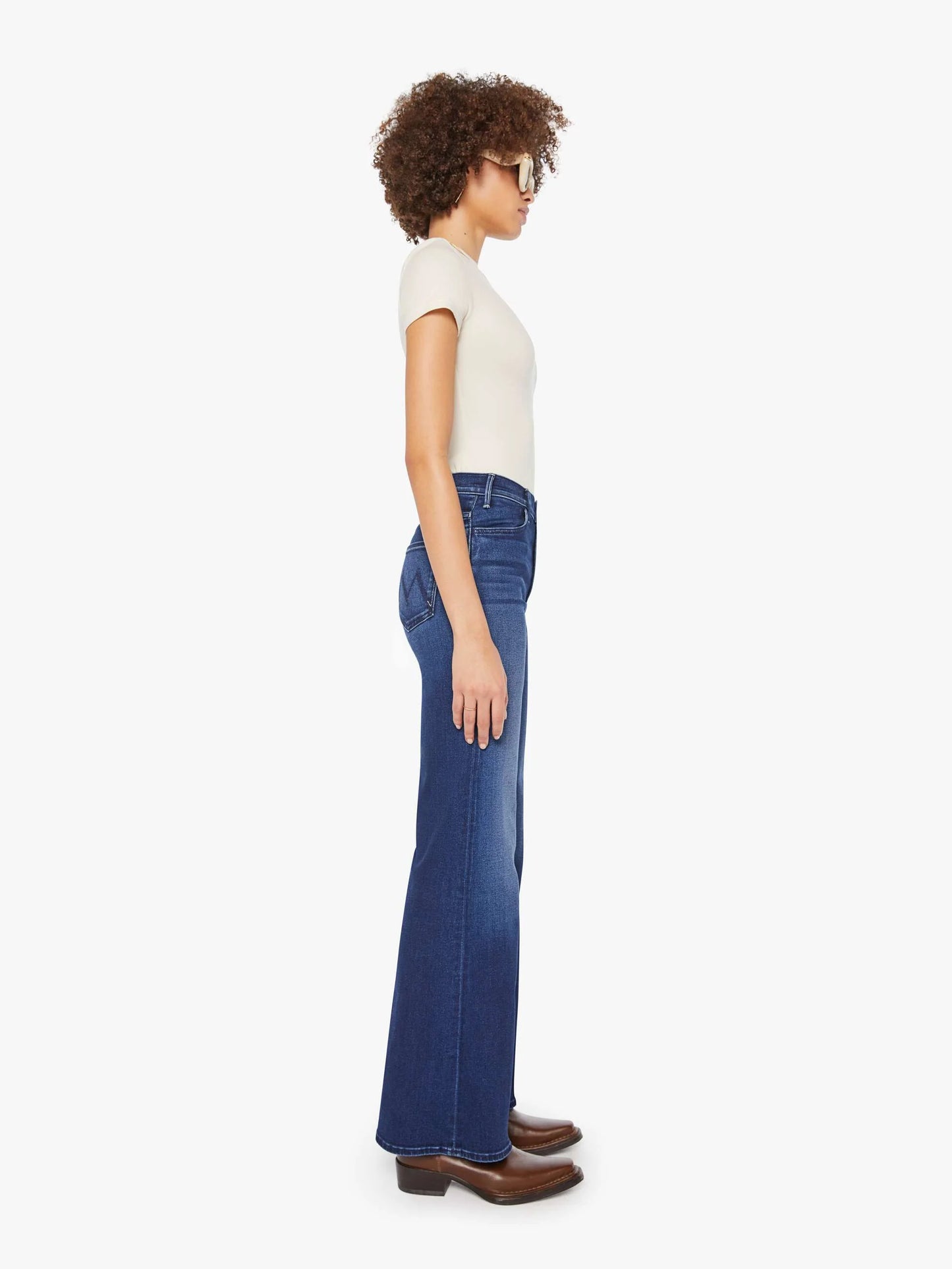 Mother Denim The Hustler Roller Sneak