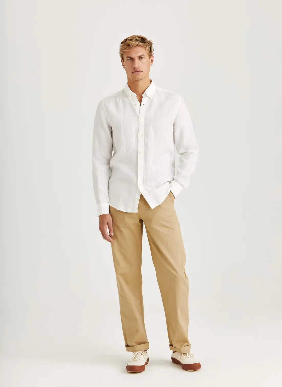 Morris Douglas Linen Shirt