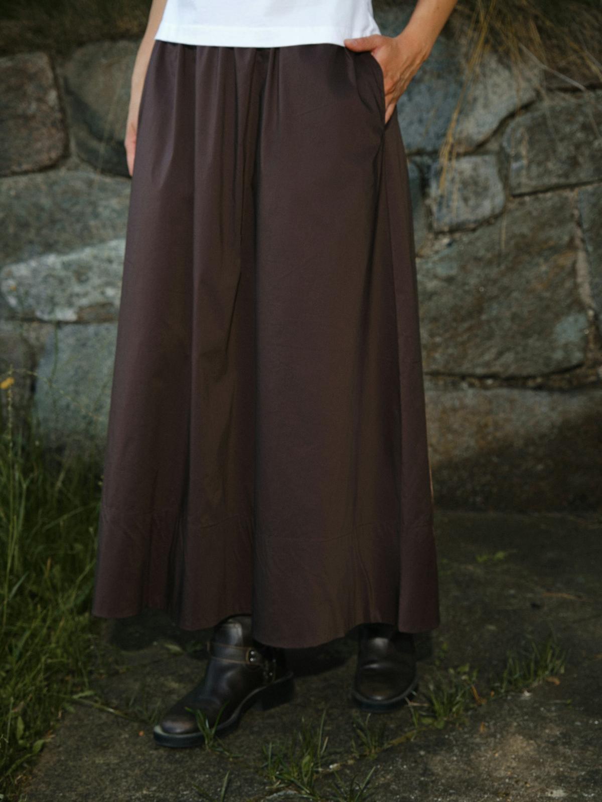 Neo Noir Yara Poplin Skirt