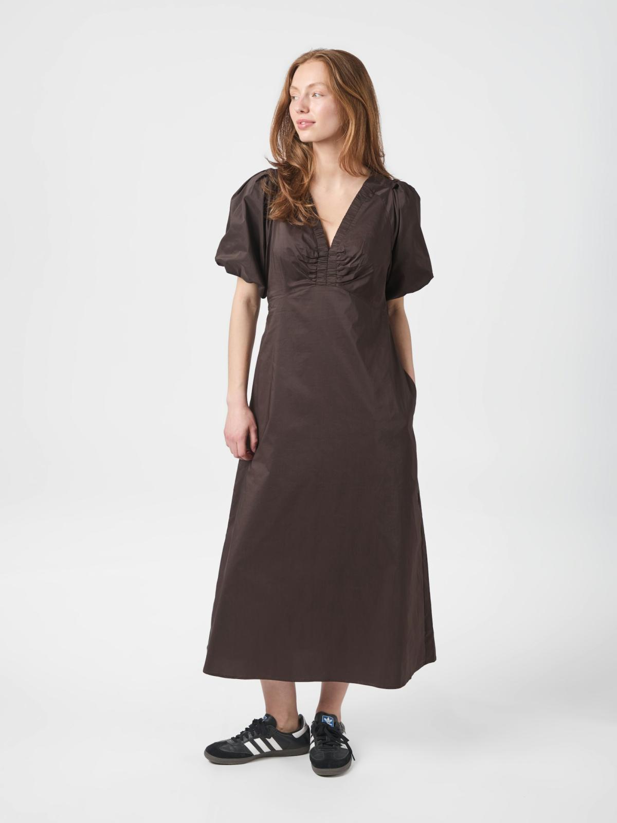 Neo Noir Illana Poplin Dress