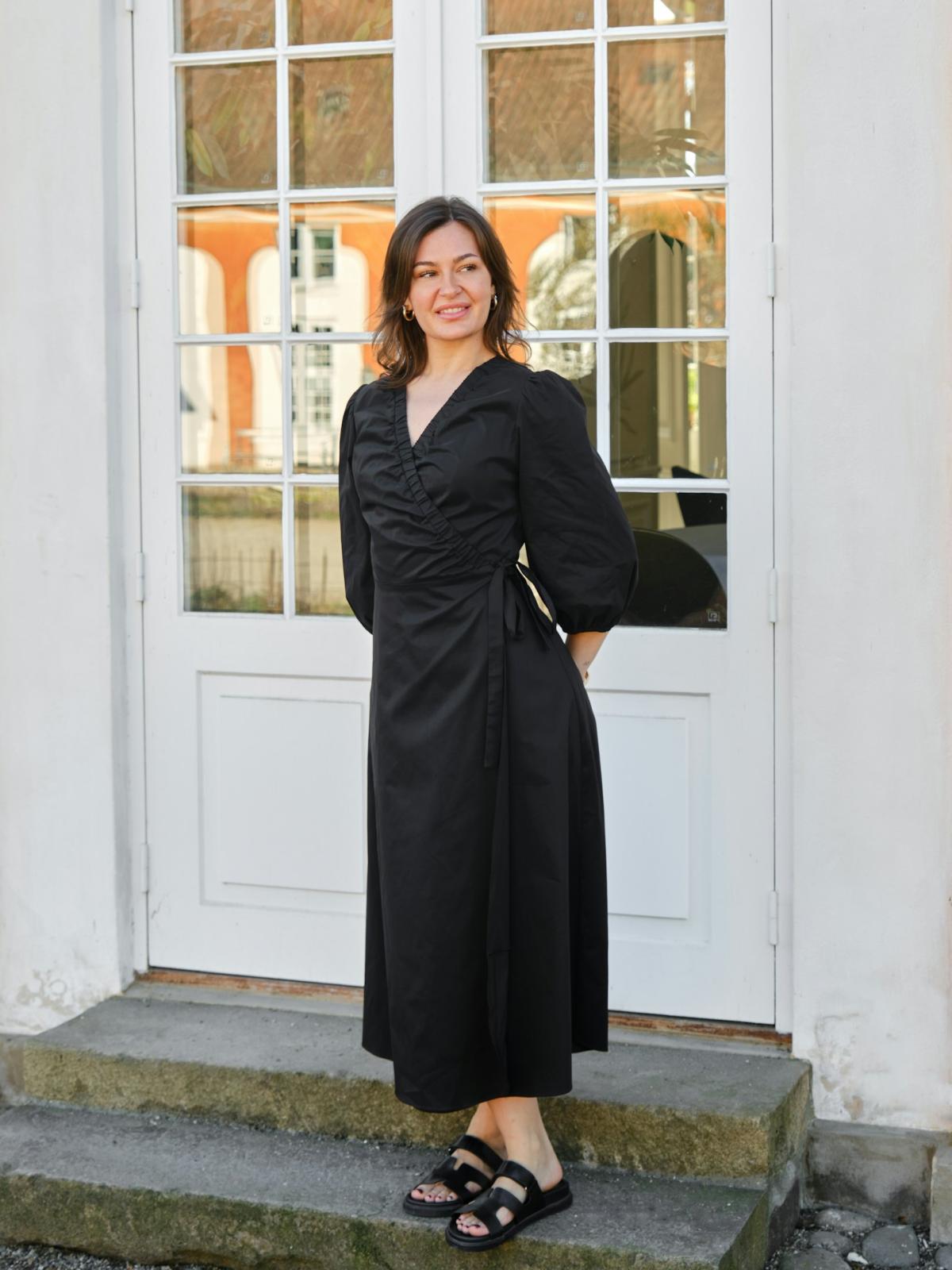 Neo Noir Minga Poplin Dress