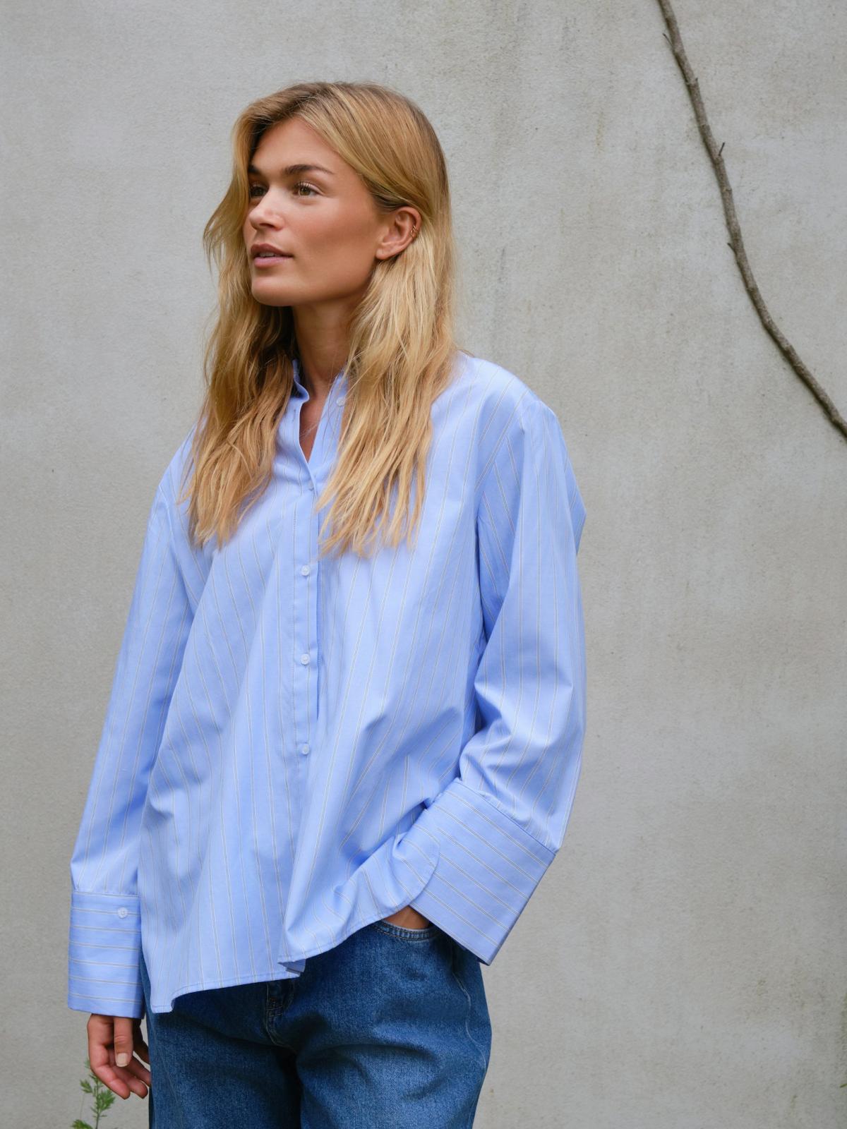 Neo Noir Dita Twin Stripe Shirt