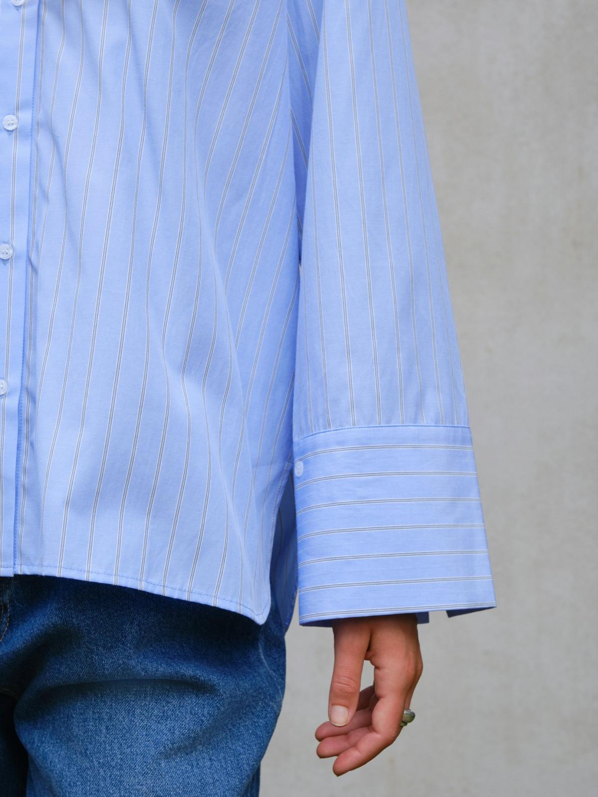 Neo Noir Dita Twin Stripe Shirt