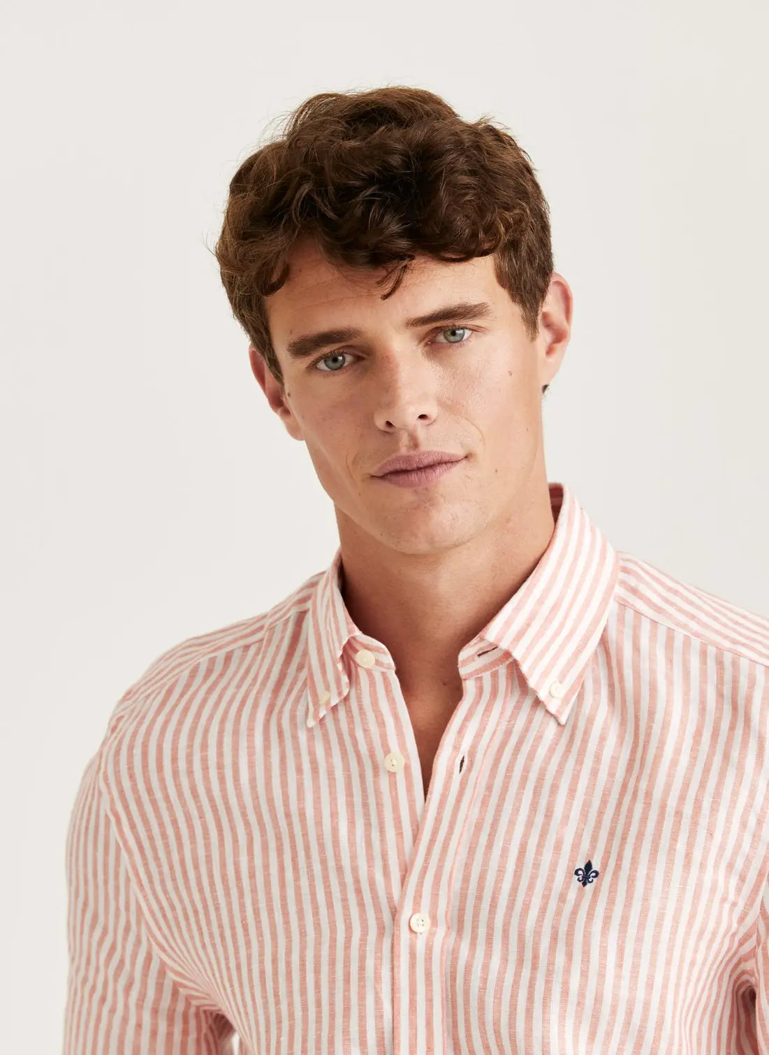 Douglas Linen Stripe Shirt
