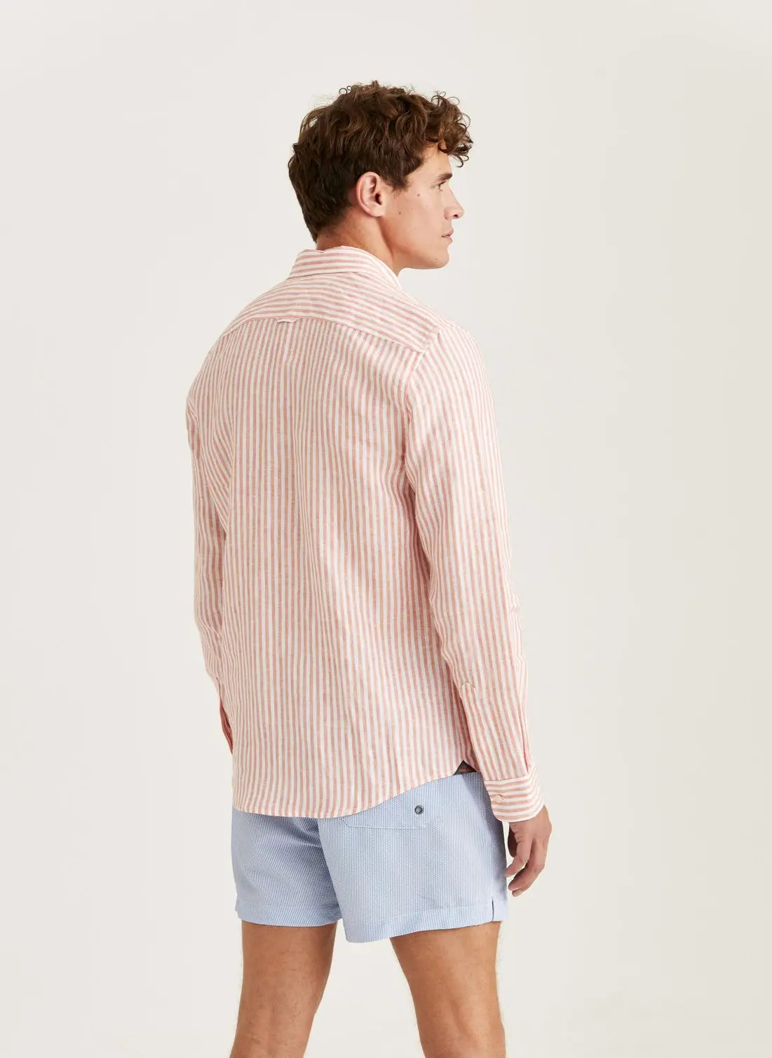 Douglas Linen Stripe Shirt