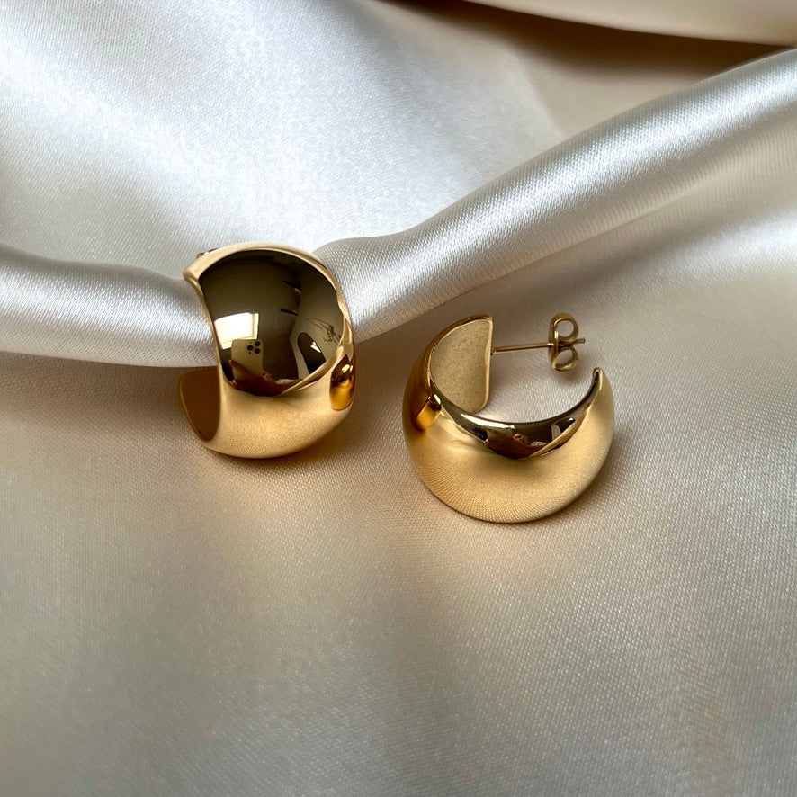 Bold Nordic Hoops