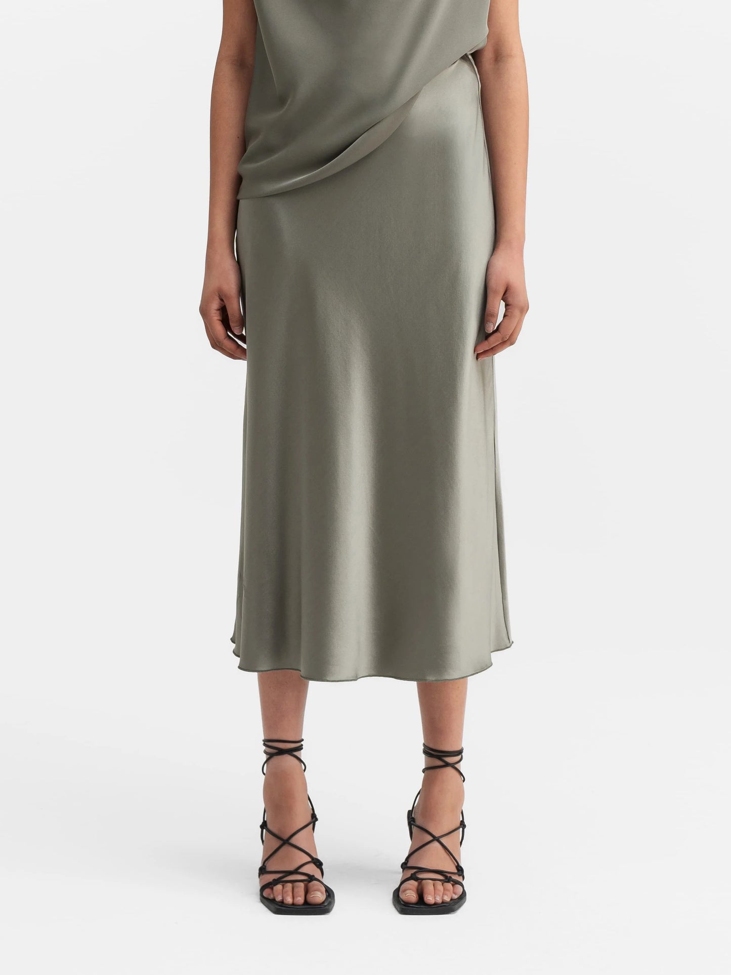 Ahlvar Hana Satin Skirt