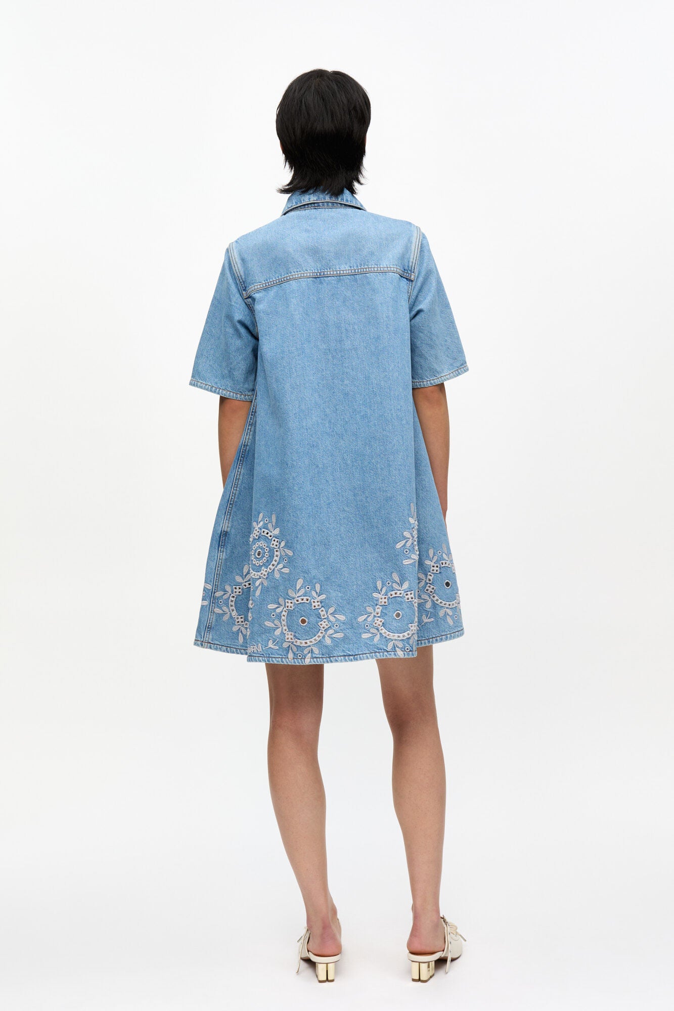 Ganni Miniklänning Denim