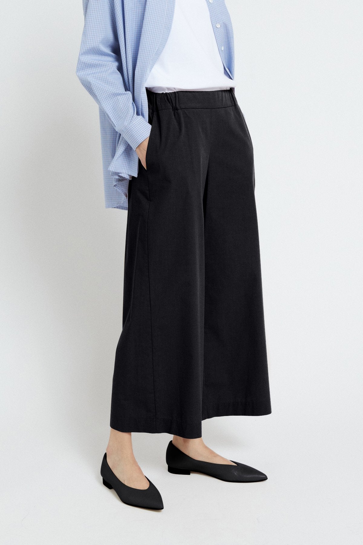 Otto Dàme Poplin Culotte Pants