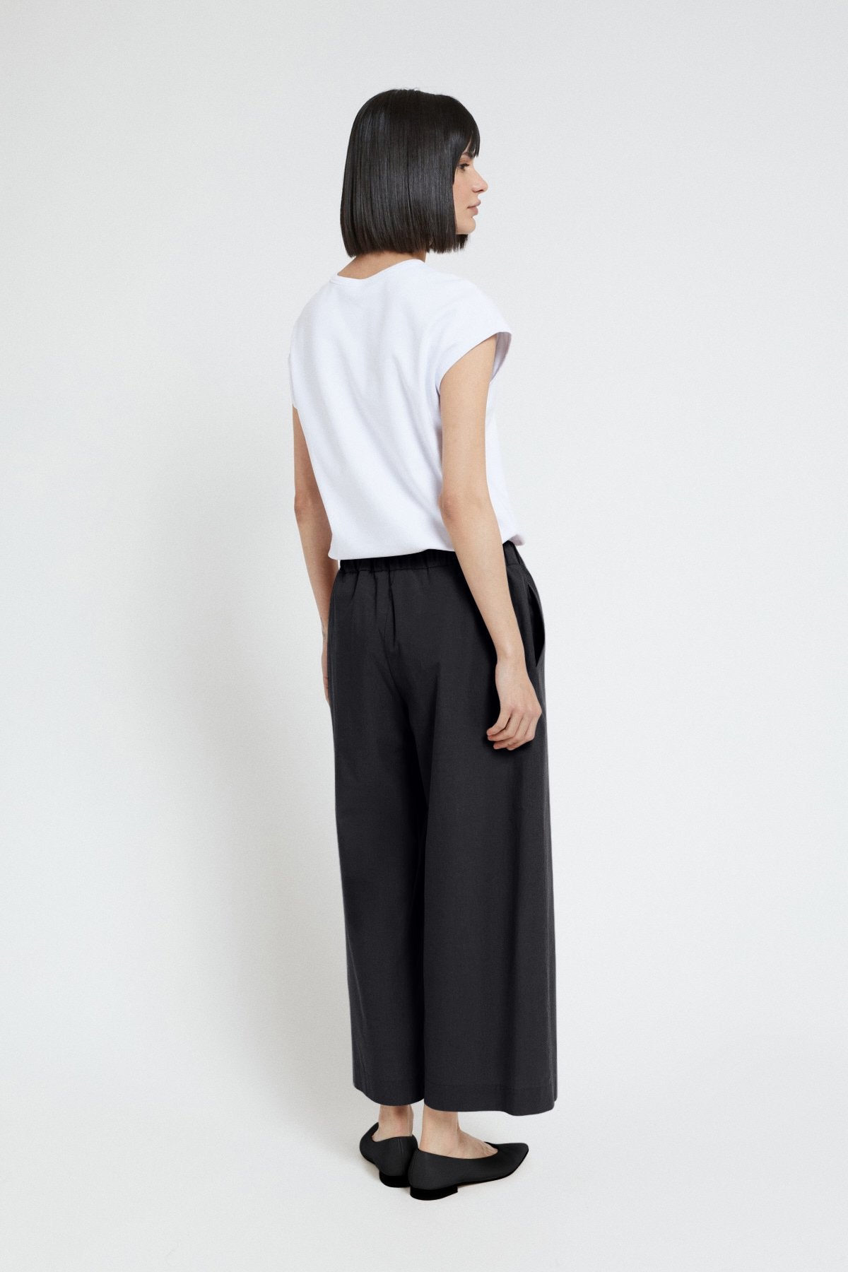 Otto Dàme Poplin Culotte Pants