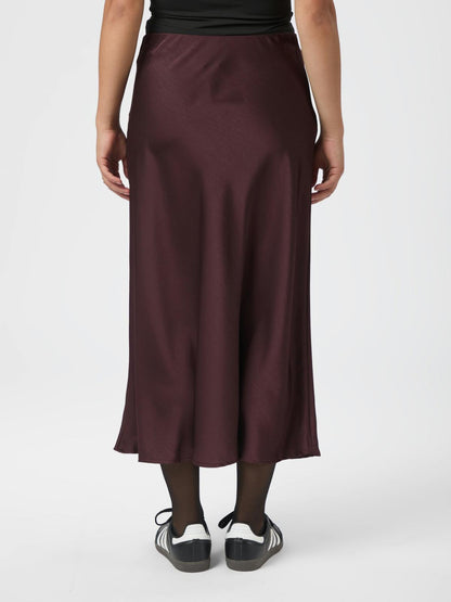 Neo Noir Bovary Skirt Burgundy