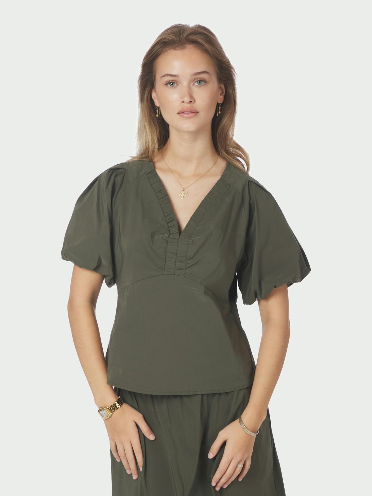 Neo Noir Irina Poplin Blouse