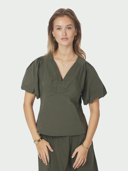 Neo Noir Irina Poplin Blouse