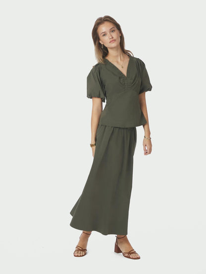 Neo Noir Irina Poplin Blouse