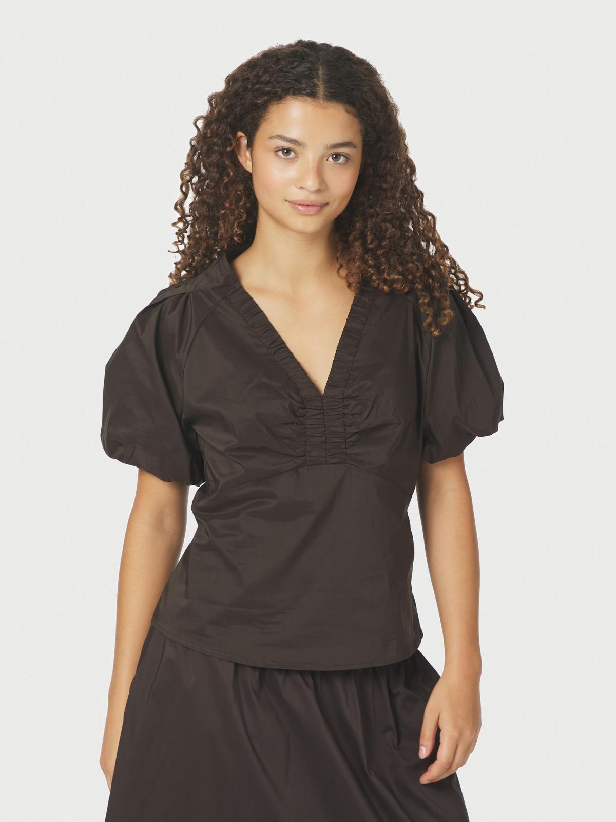 Neo Noir Irina Poplin Blouse