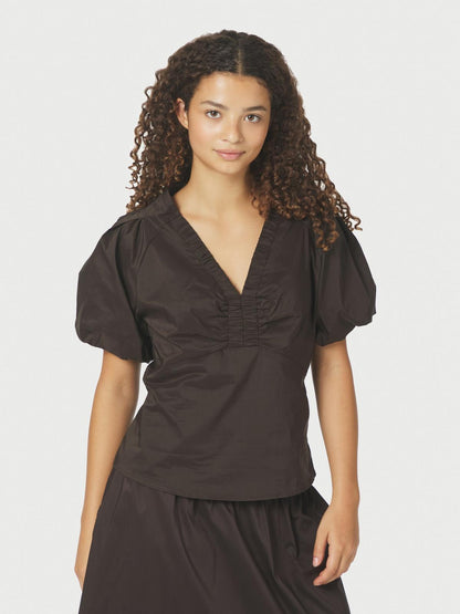 Neo Noir Irina Poplin Blouse