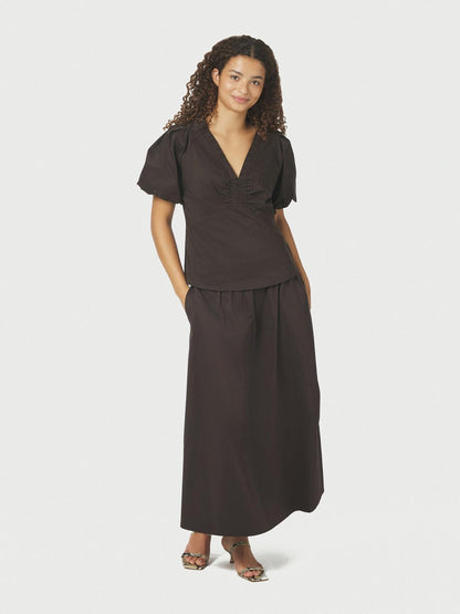 Neo Noir Irina Poplin Blouse