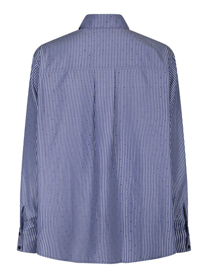 Neo Noir Dalma B Stripe Stone Shirt