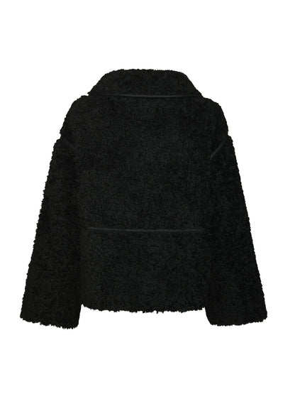 Neo Noir Castor Faux Fur Jacket