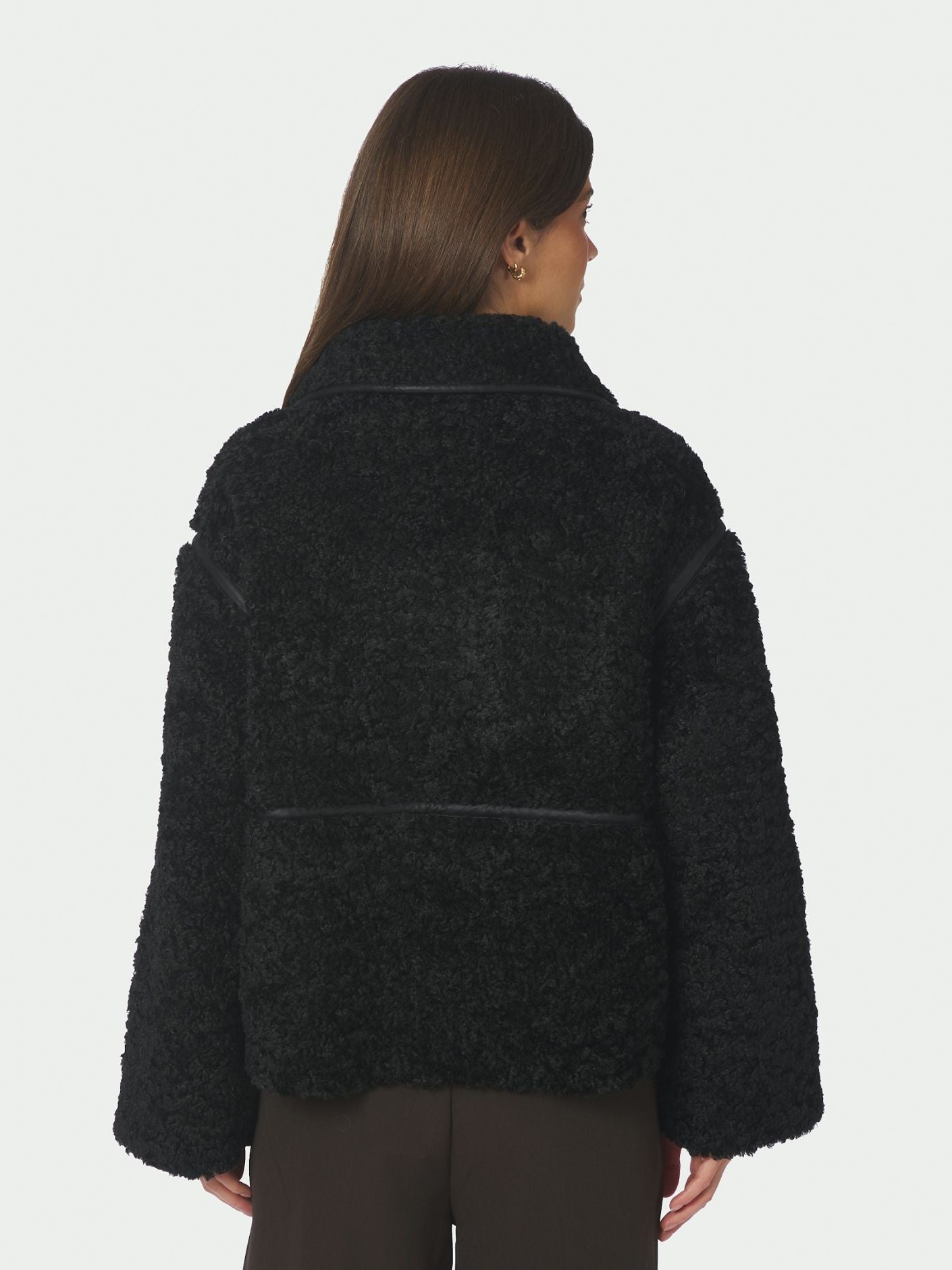 Neo Noir Castor Faux Fur Jacket