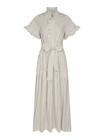 Neo Noir Nellie Wide Stripe Dress