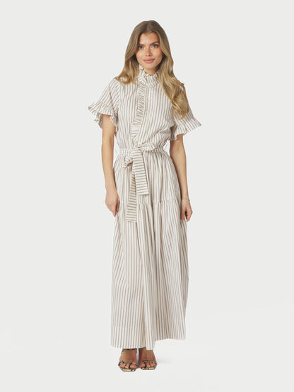 Neo Noir Nellie Wide Stripe Dress