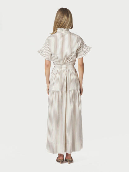 Neo Noir Nellie Wide Stripe Dress