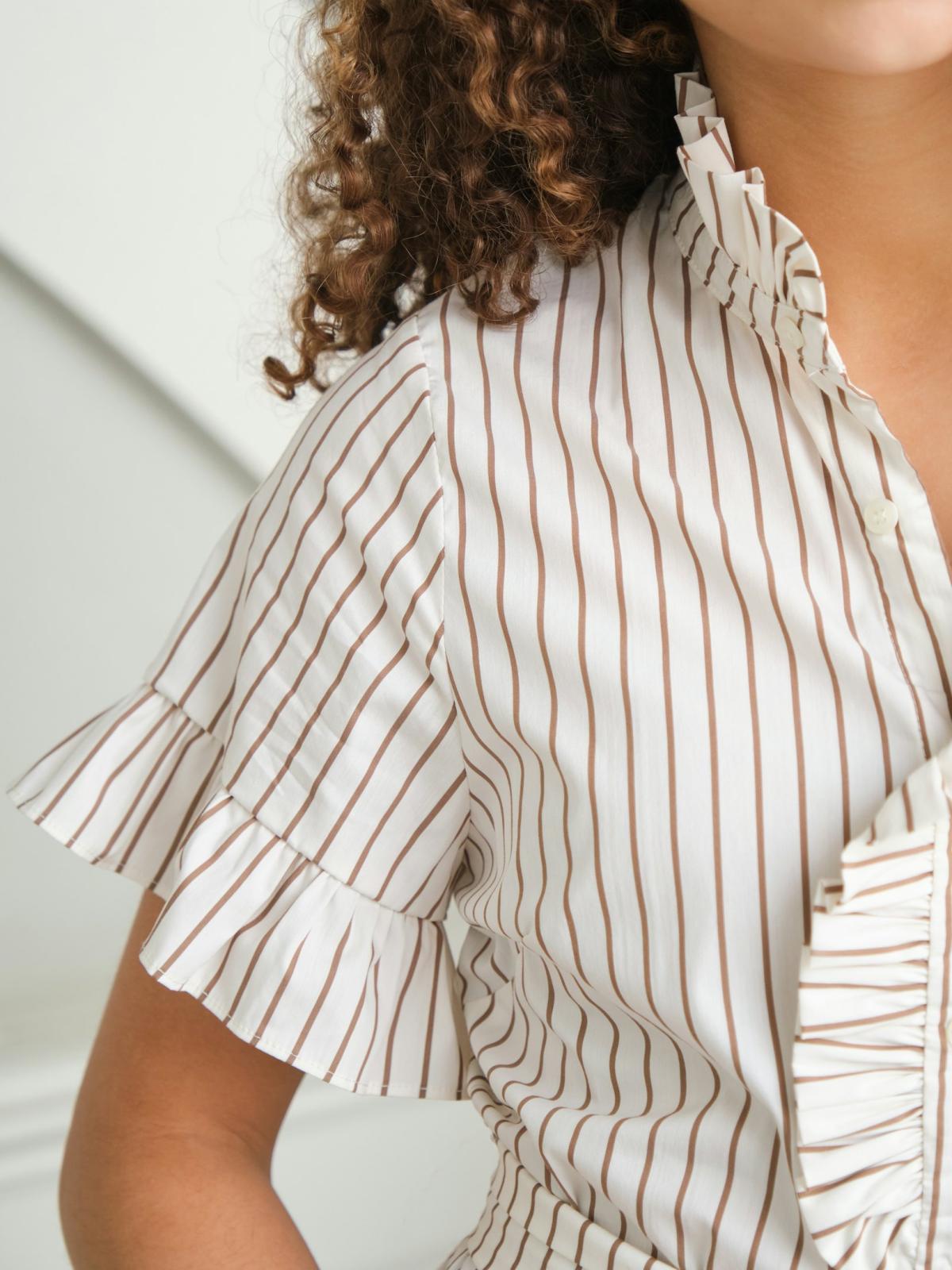 Neo Noir Nellie Wide Stripe Dress
