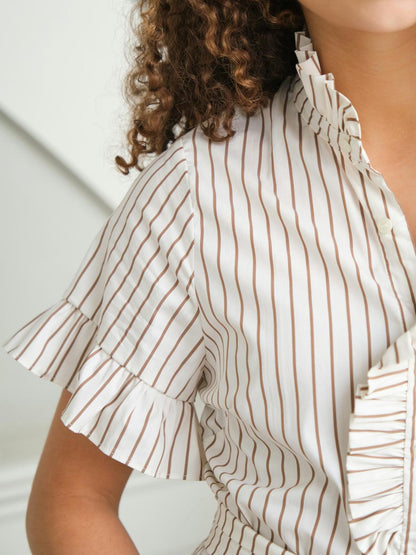 Neo Noir Nellie Wide Stripe Dress