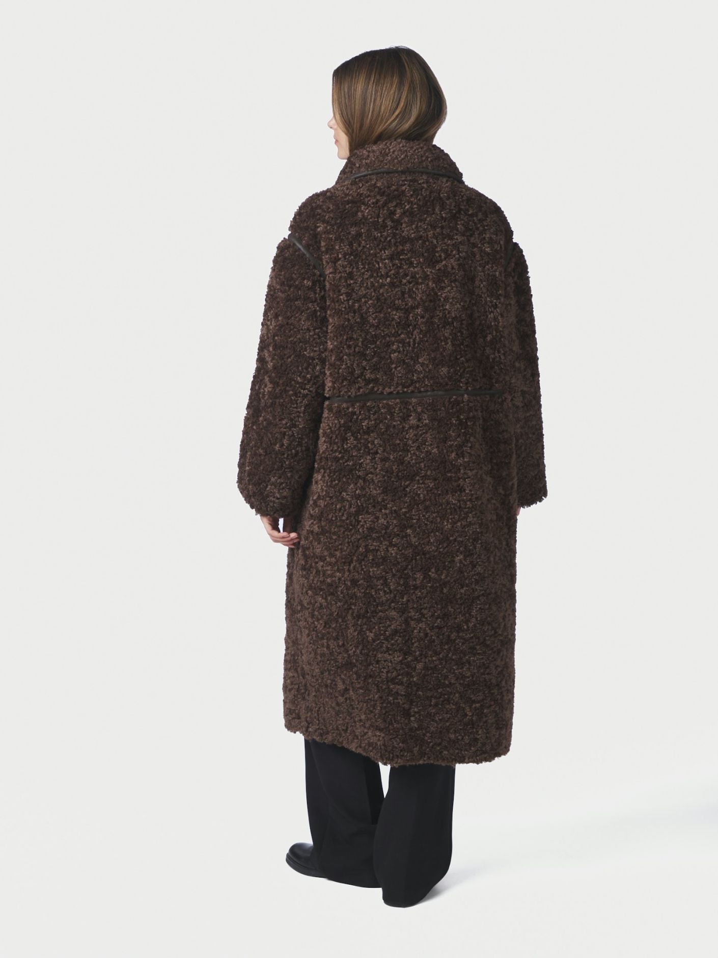 Neo Noir Senta Faux Fur Coat