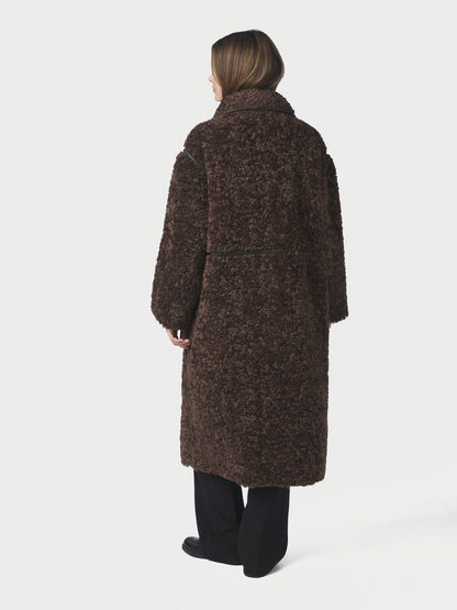 Neo Noir Senta Faux Fur Coat