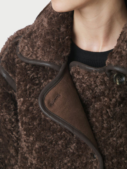 Neo Noir Senta Faux Fur Coat