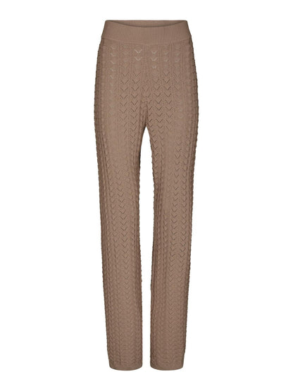 Neo Noir Rizzy Fine Crochet Pants Taupe