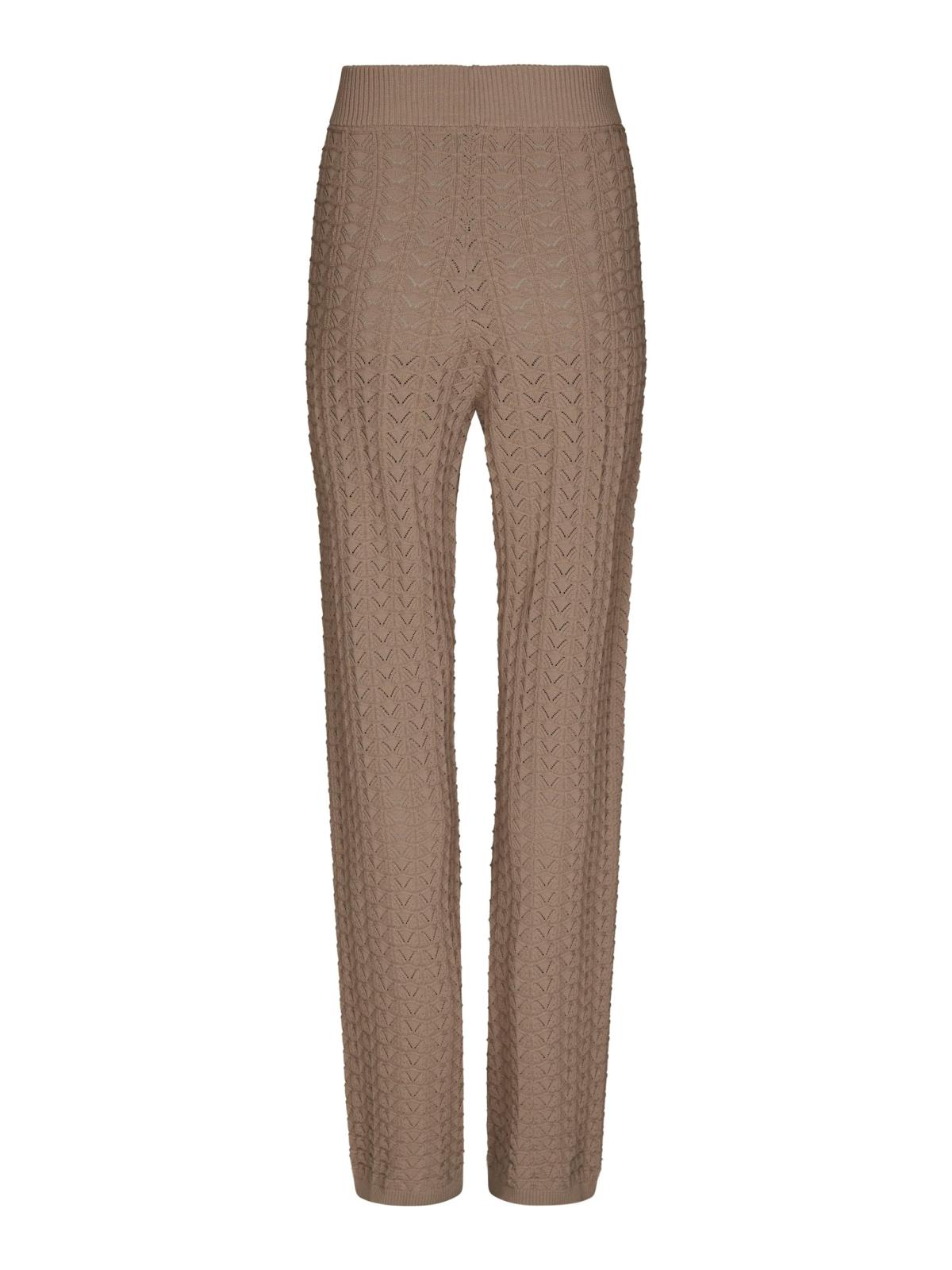 Neo Noir Rizzy Fine Crochet Pants Taupe