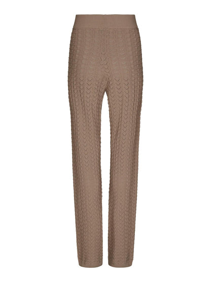 Neo Noir Rizzy Fine Crochet Pants Taupe