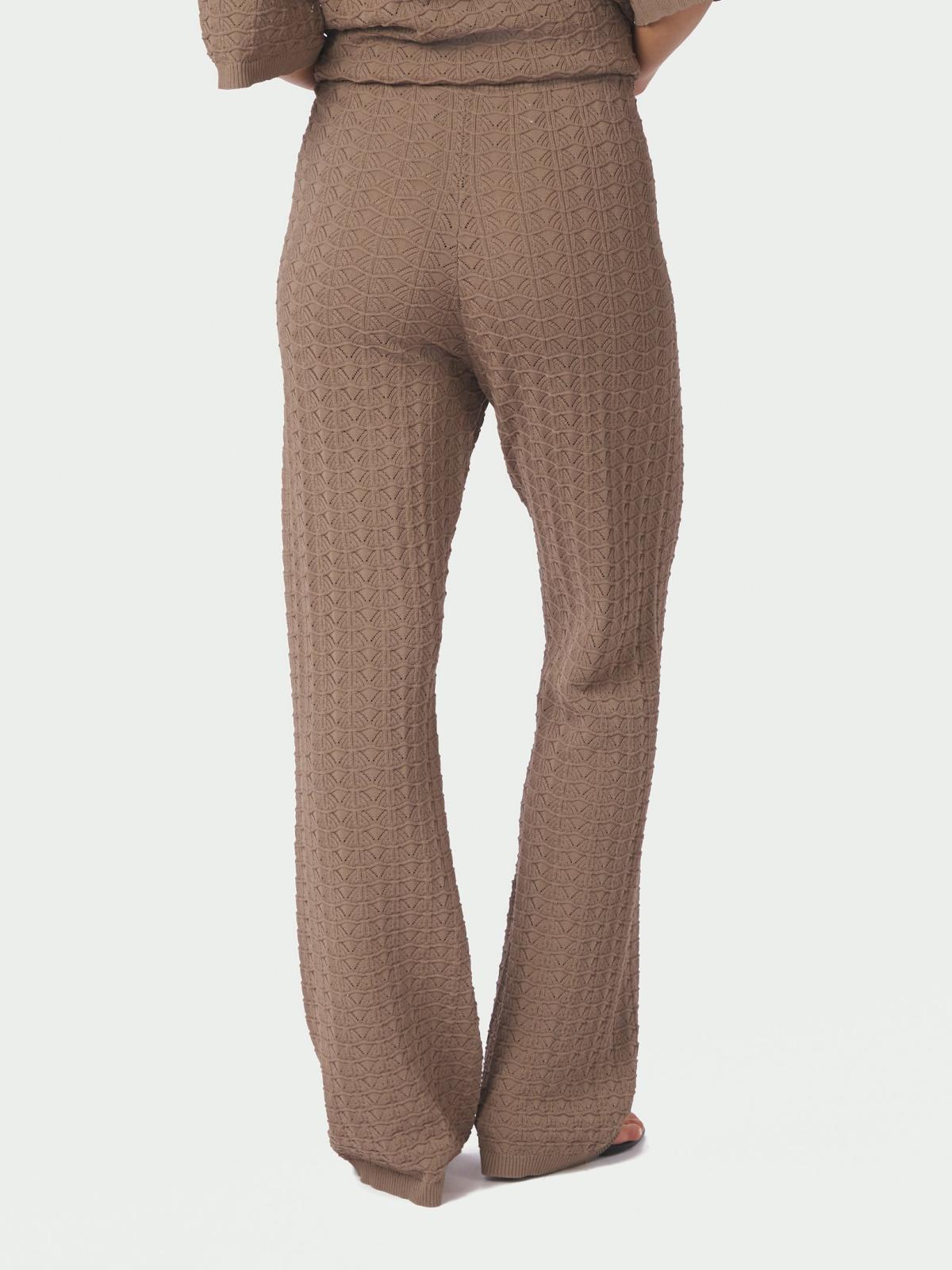 Neo Noir Rizzy Fine Crochet Pants Taupe