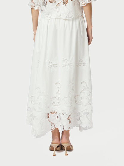 Neo Noir Yara Long Emb Skirt