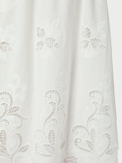 Neo Noir Yara Long Emb Skirt