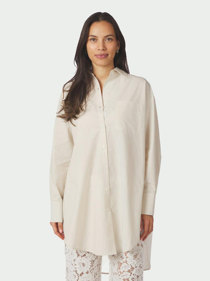 Neo Noir Halina Poplin Shirt