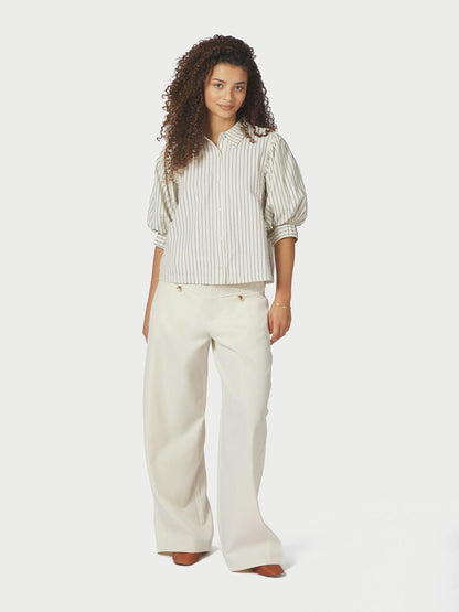 Neo Noir Etta Slim Stripe Shirt