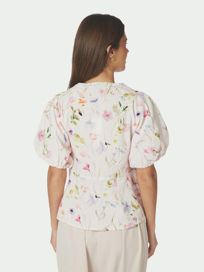 Neo Noir Irina Flower Blouse