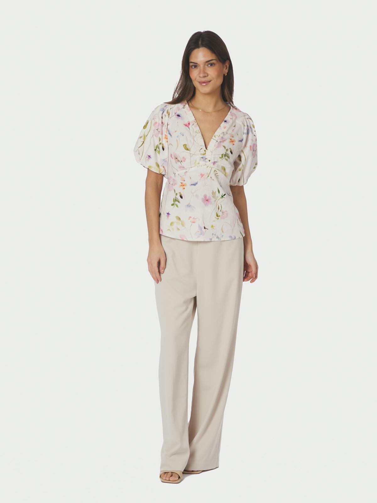 Neo Noir Irina Flower Blouse