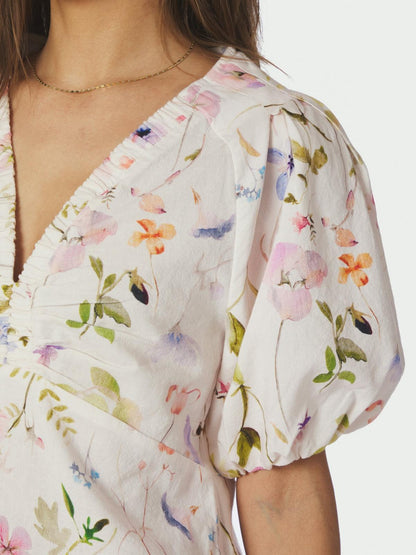 Neo Noir Irina Flower Blouse