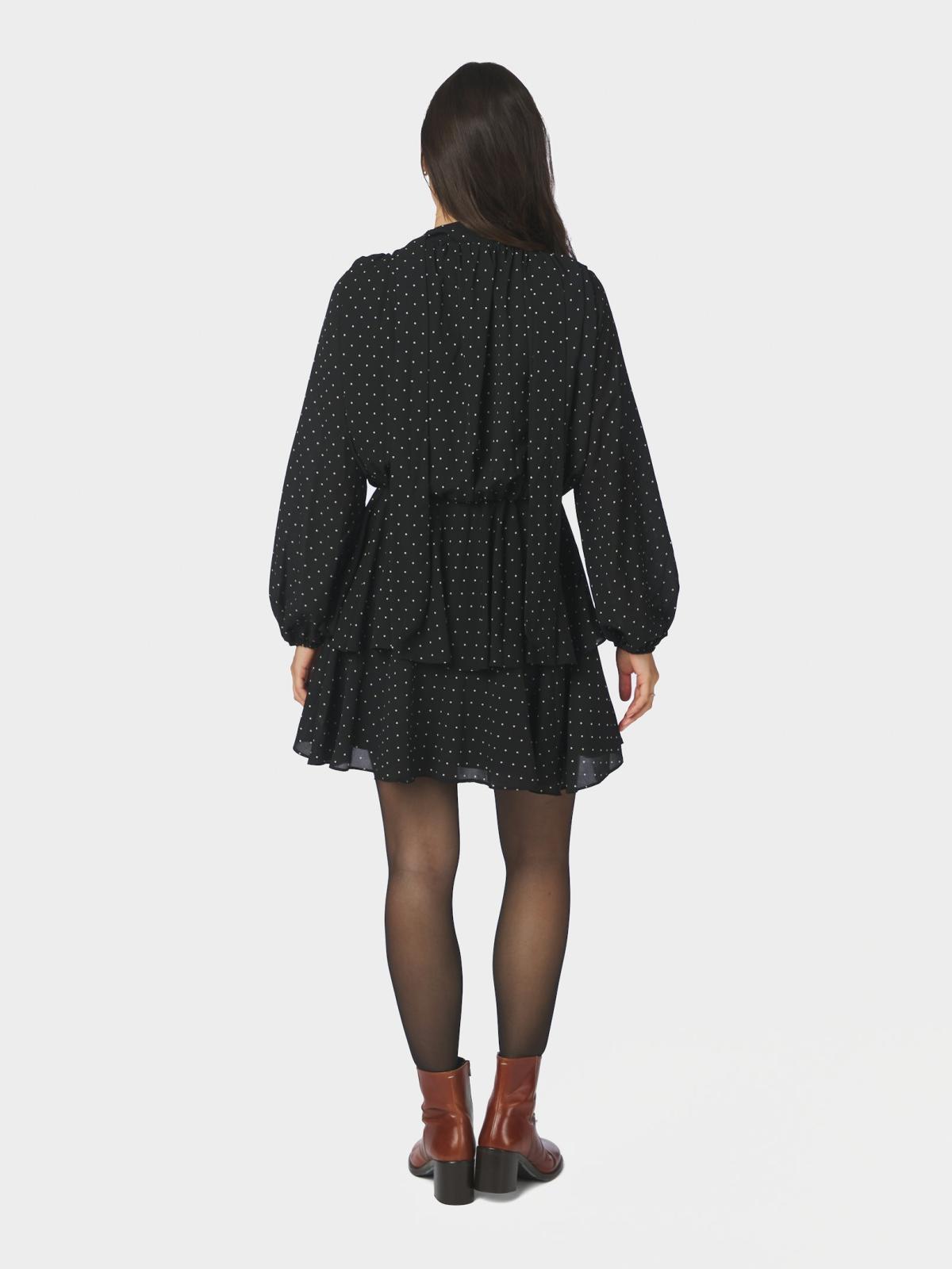 Neo Noir Nielle Dot Dress