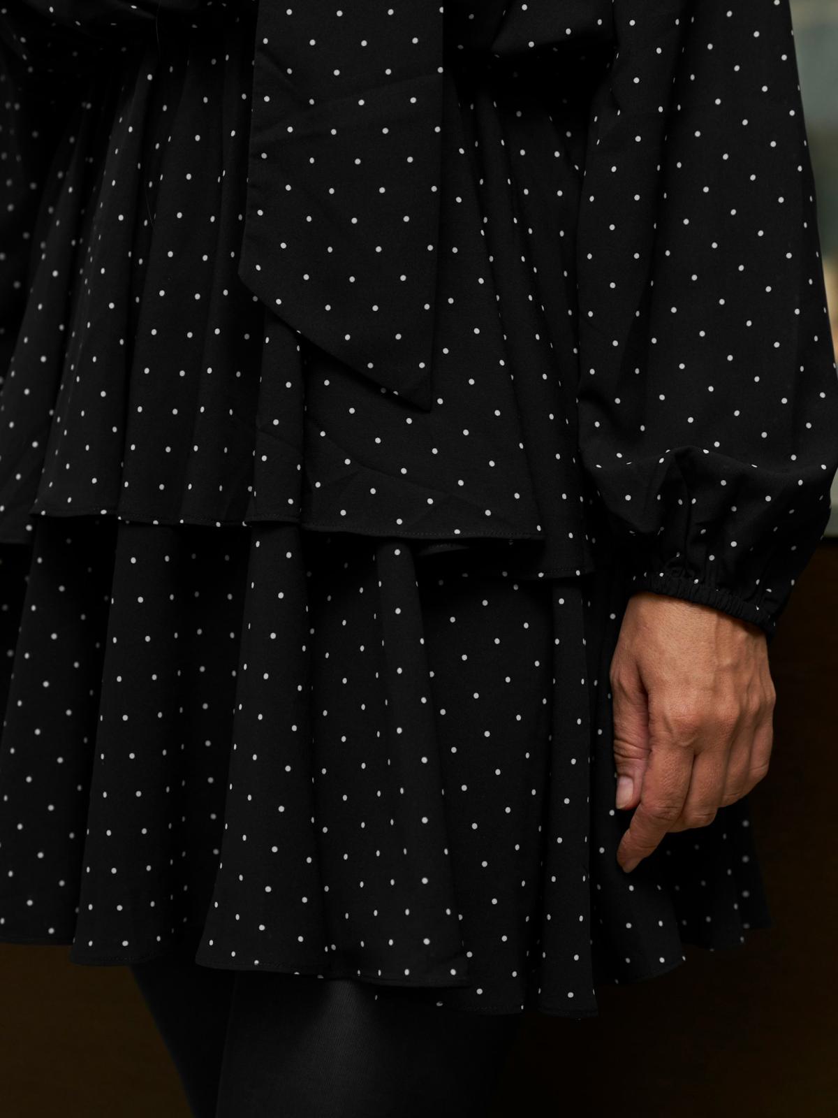 Neo Noir Nielle Dot Dress