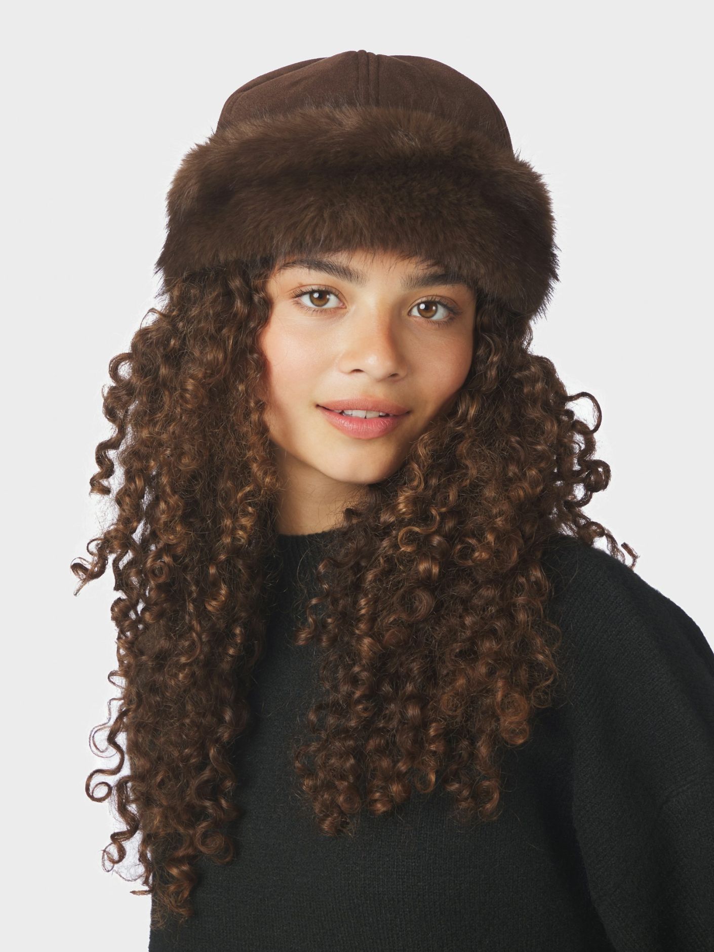 Neo Noir Nappi Faux Fur Hat