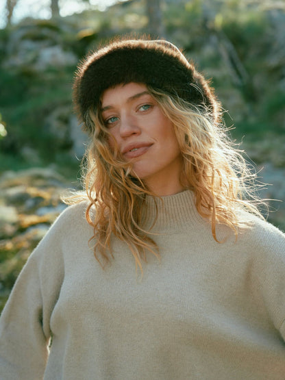 Neo Noir Nappi Faux Fur Hat