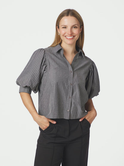 Neo Noir Etta Stripe B Shirt