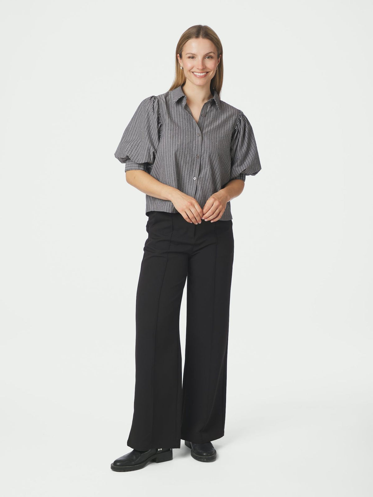Neo Noir Etta Stripe B Shirt