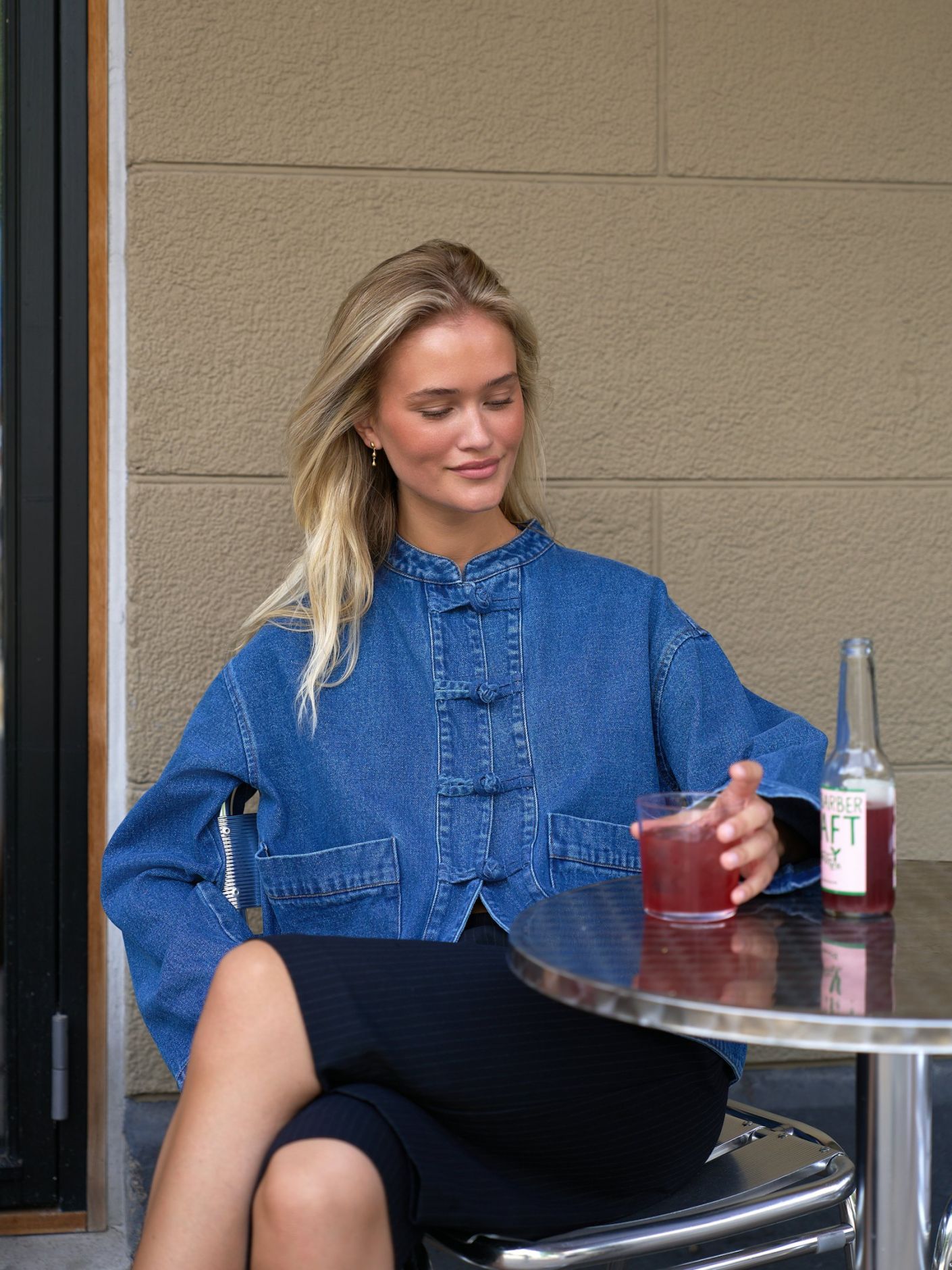 Neo Noir Caline Denim Jacket
